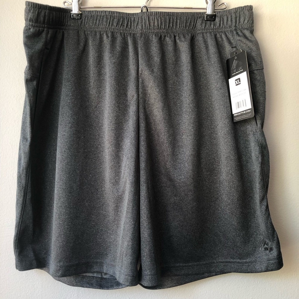 3/$25 RBX Men’s Gray XL Training Shorts. New with Tags.